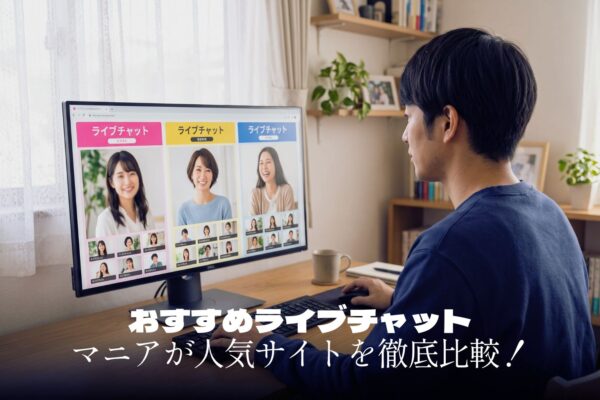 【2026最新】ライブチャットおすすめ比較|マニアが選ぶ本当に安全な3サイト