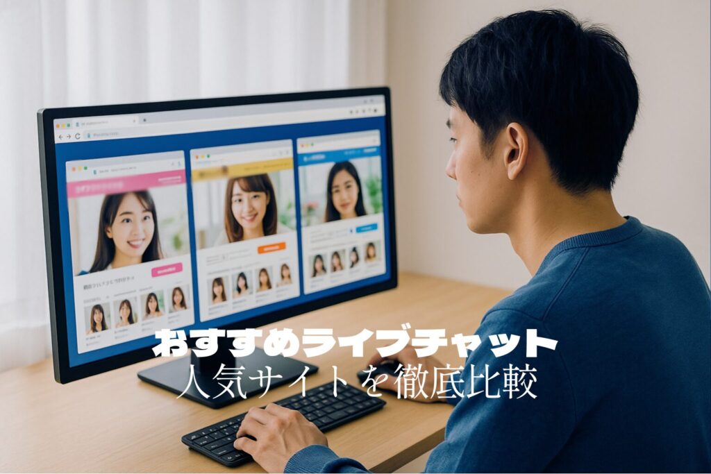 おすすめライブチャット｜人気サイトを徹底比較【2025年版】