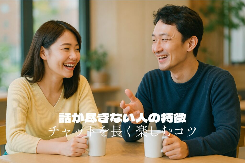 話題が尽きない人の特徴｜ライブチャットを長く楽しむコツ