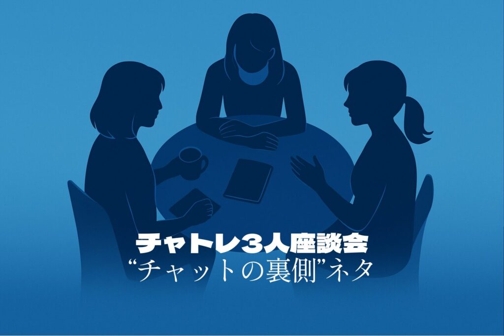 【第3回】チャトレ3人座談会｜ちょっと可愛い“チャットの裏側”ネタ