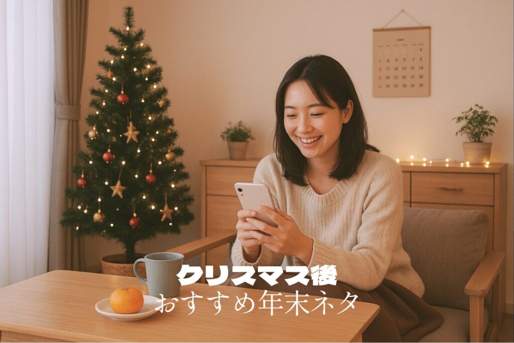 【2025年版】クリスマス後も自然に会話が続く年末ネタ