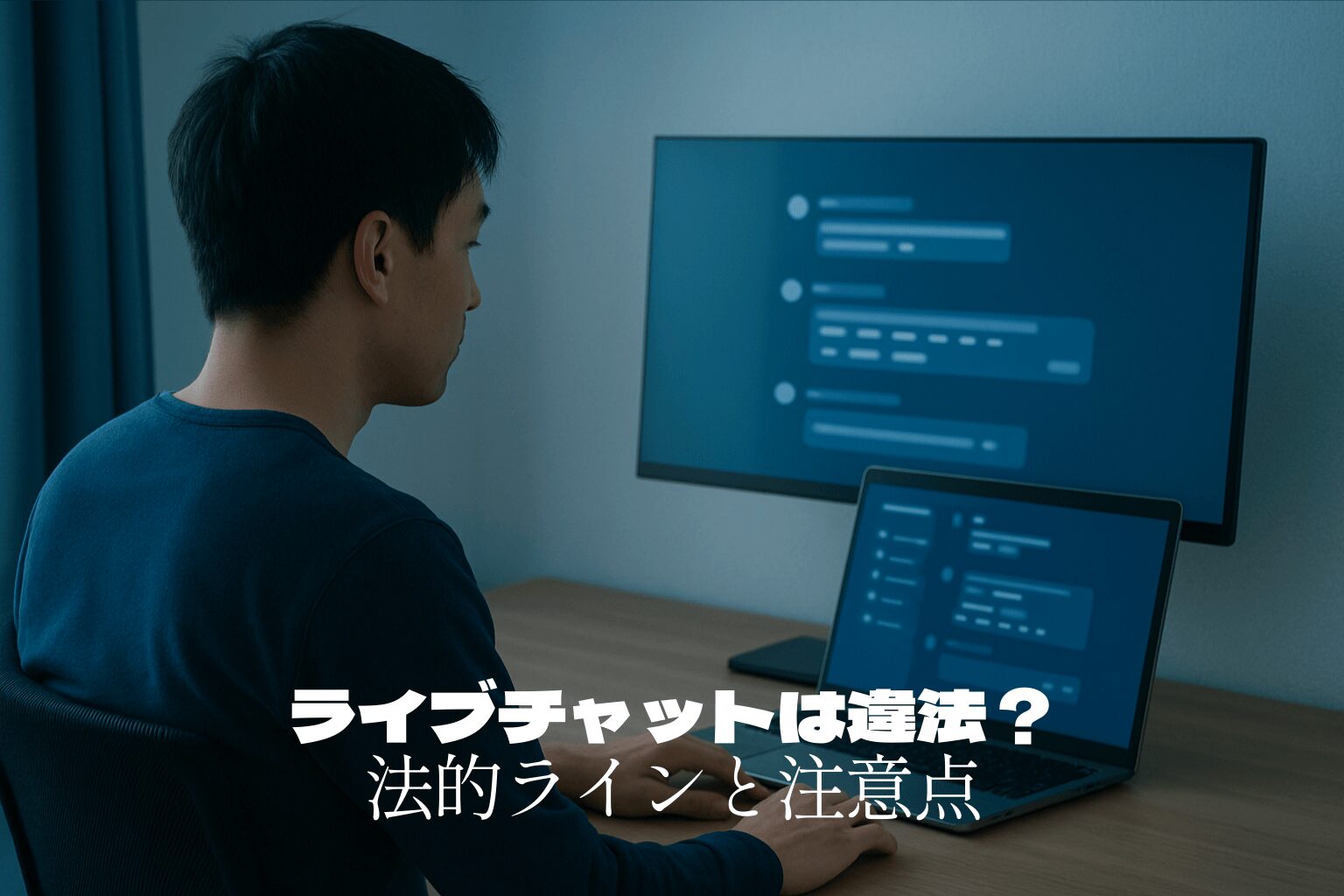ライブチャットは違法？法的ラインと「安全に遊ぶ」ための注意点まとめ