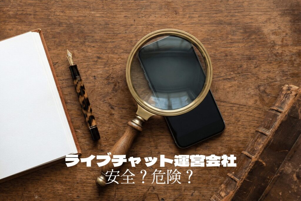 ライブチャットの運営会社は安全？危険？│初心者でも分かる見分け方チェック