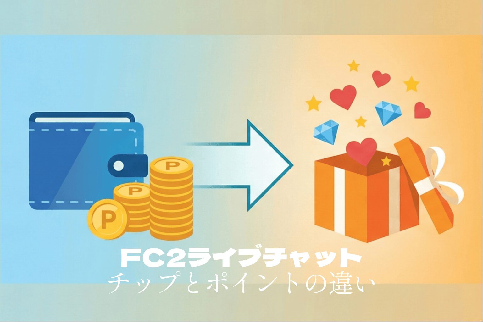 FC2ライブチャットの「チップ」と「ポイント」の違いは?仕組みをシンプルに整理