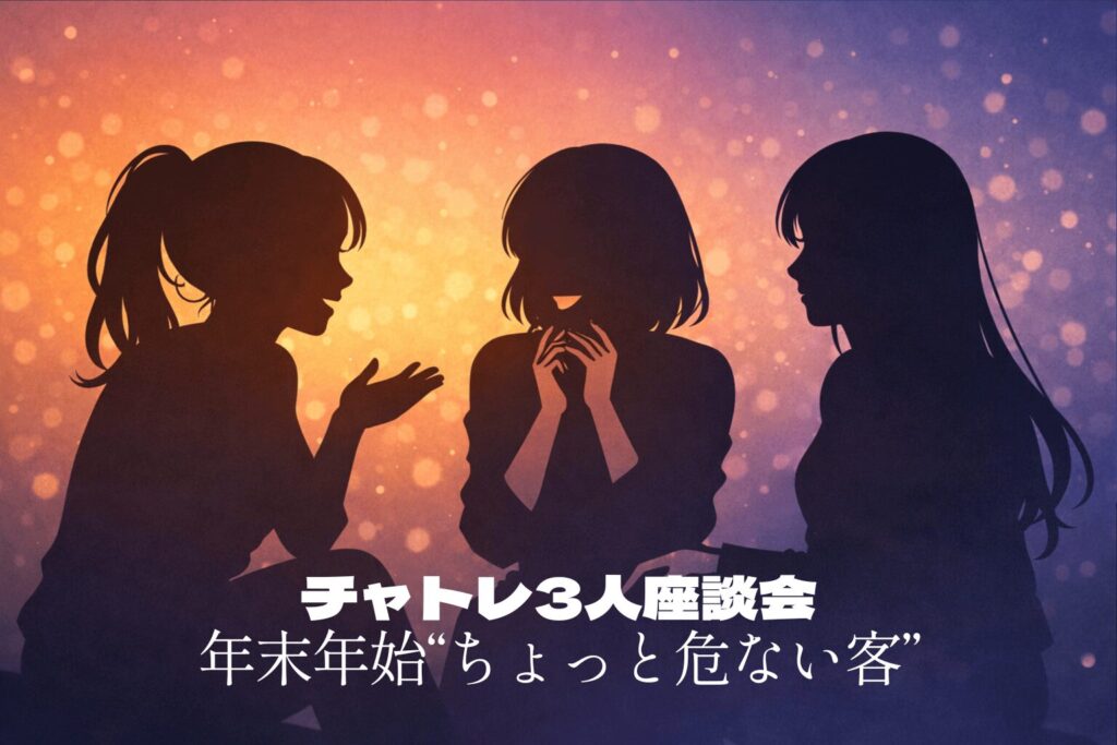 【第7回】チャトレ3人座談会｜年末年始に増える“ちょっと危ない客”