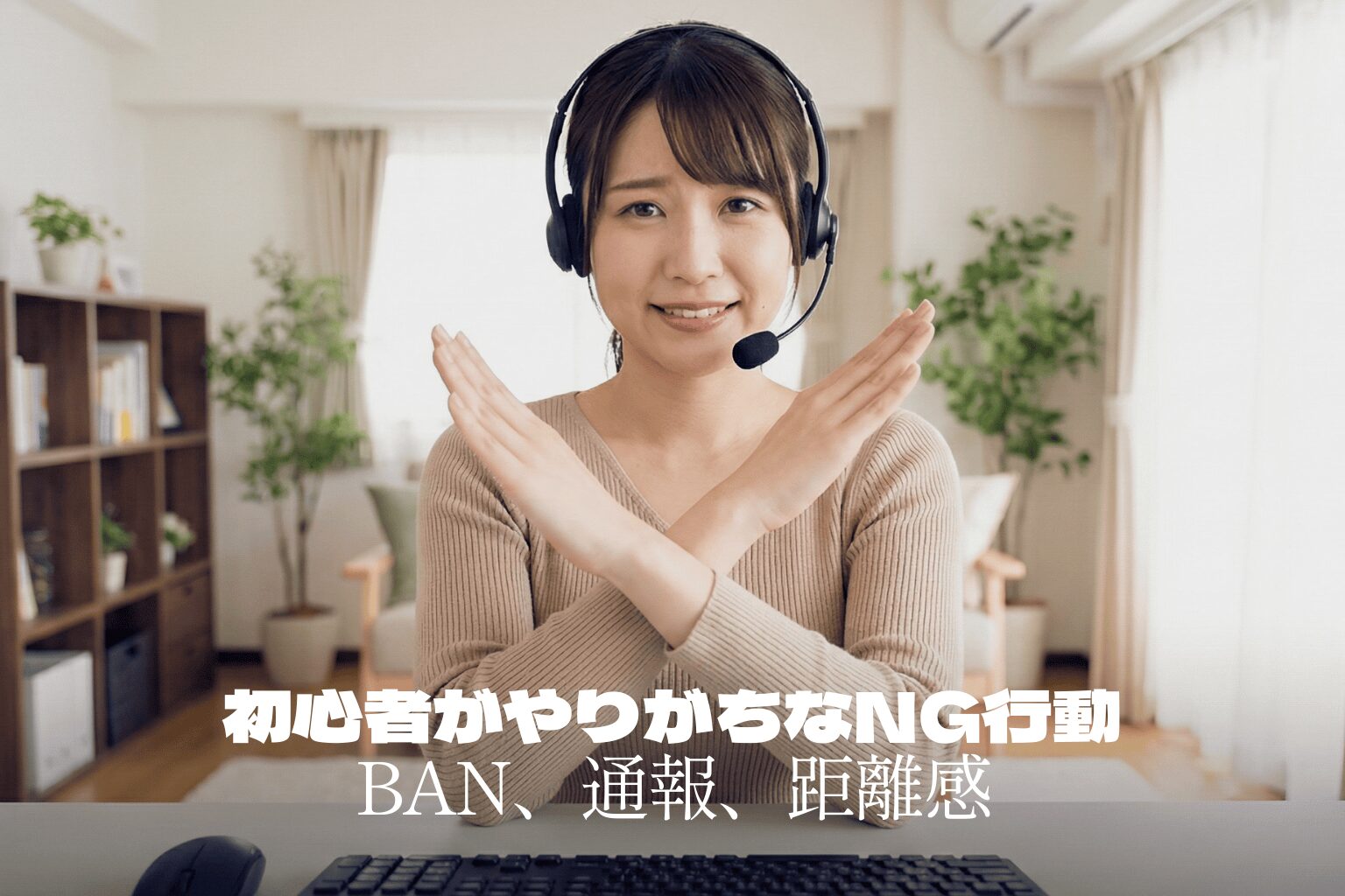 初心者がやりがちなNG行動まとめ｜BAN・通報・距離感トラブルを避けるコツ
