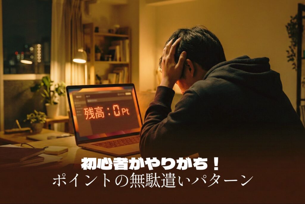 ライブチャット初心者がやりがち！「ポイントの無駄遣い」5つのパターン