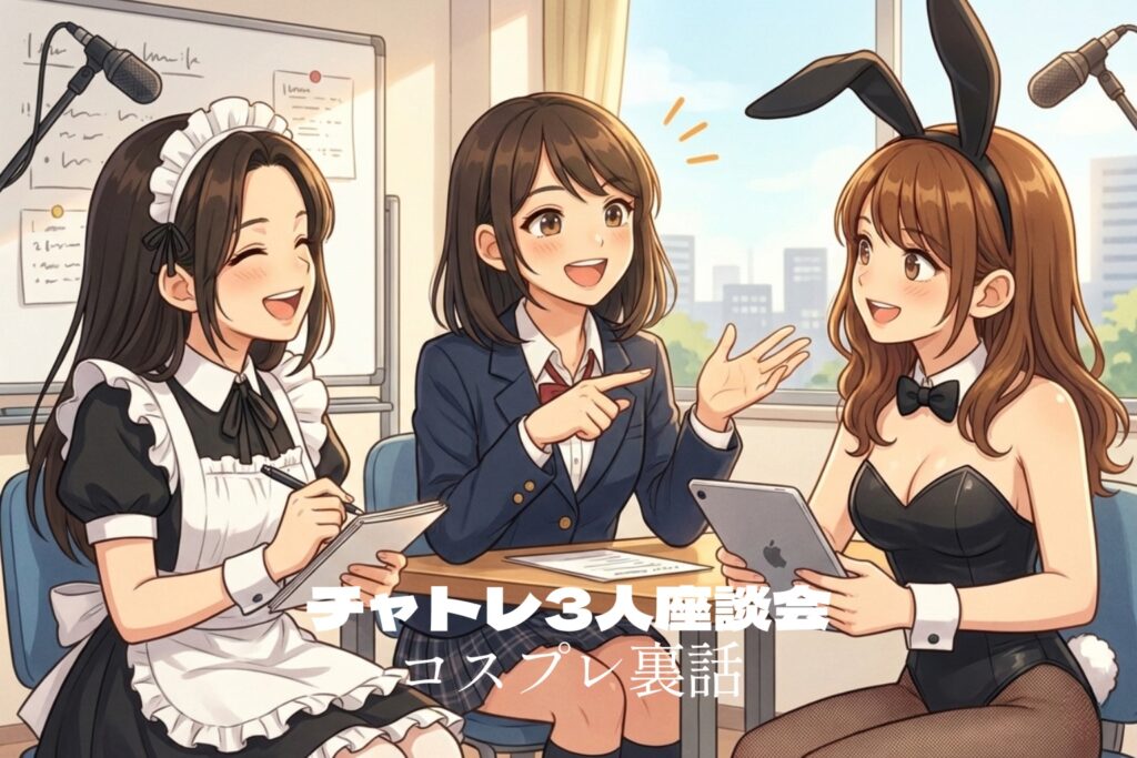 【第10回】チャトレ3人座談会｜コスプレにまつわる裏話・面白ネタ