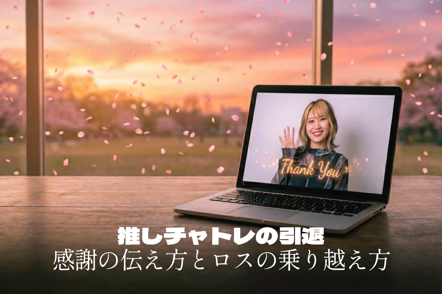 推しチャットレディが引退するとき：感謝の伝え方とロスの乗り越え方