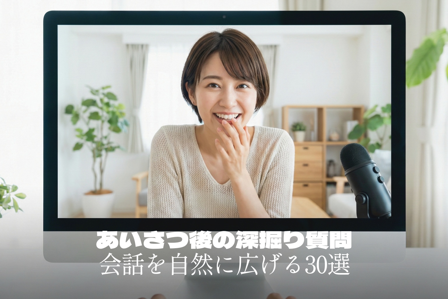 ライブチャットであいさつ後の「深掘り質問」リスト│会話を自然に広げる30選