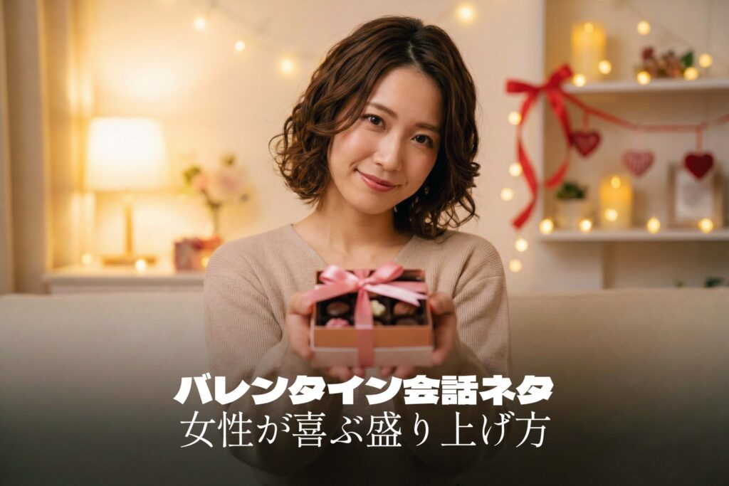 バレンタインの会話ネタ｜女性が喜ぶスマートな盛り上げ方