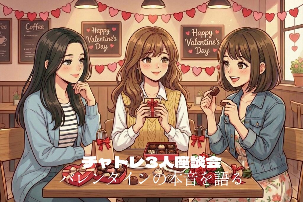【第12回】チャトレ3人座談会｜バレンタインの本音「ギフトより嬉しいこと」