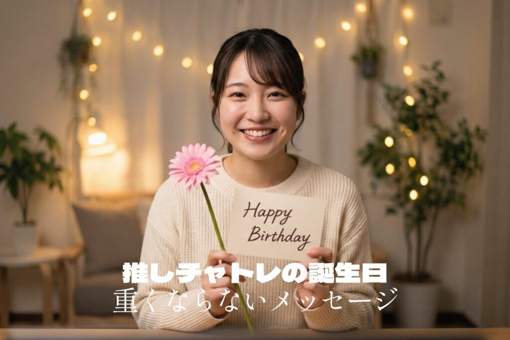 ライブチャットで誕生日を祝う方法｜重くならないメッセージと無理しない立ち回り
