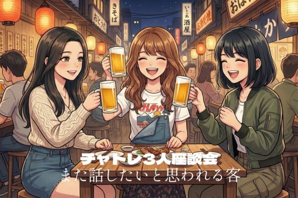 【第14回】チャトレ3人座談会｜「また話したい」と思われる客の共通点