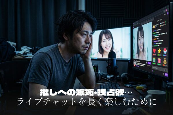 【独占欲・嫉妬】ライブチャットの推し活が辛い時の処方箋｜自分を壊さない付き合い方