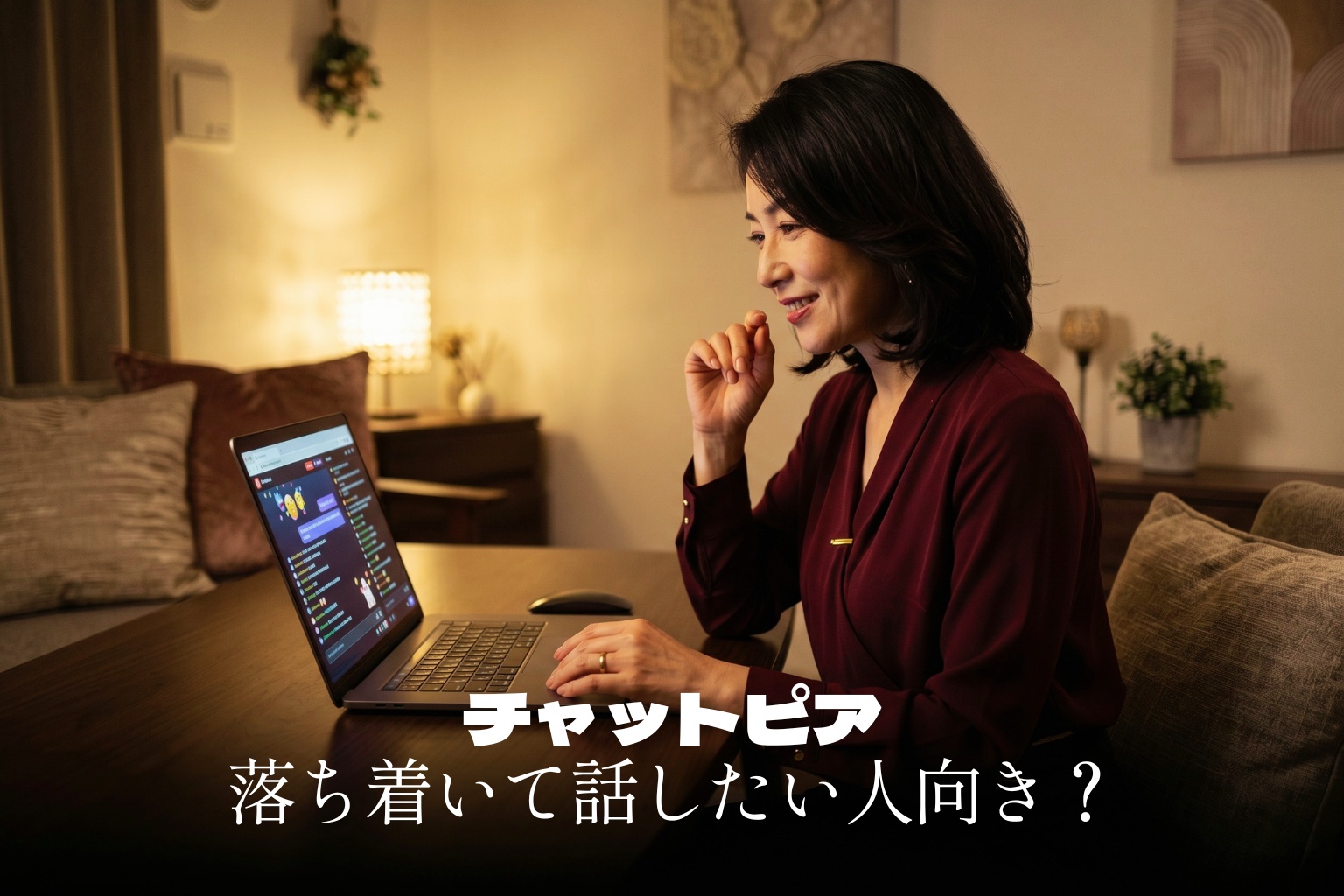 チャットピアは"落ち着いて話したい人"向き？｜ガツガツしない使い方