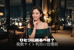 ライブチャットはひとつに絞るべき？複数サイト利用のアカウント・ポイント管理術